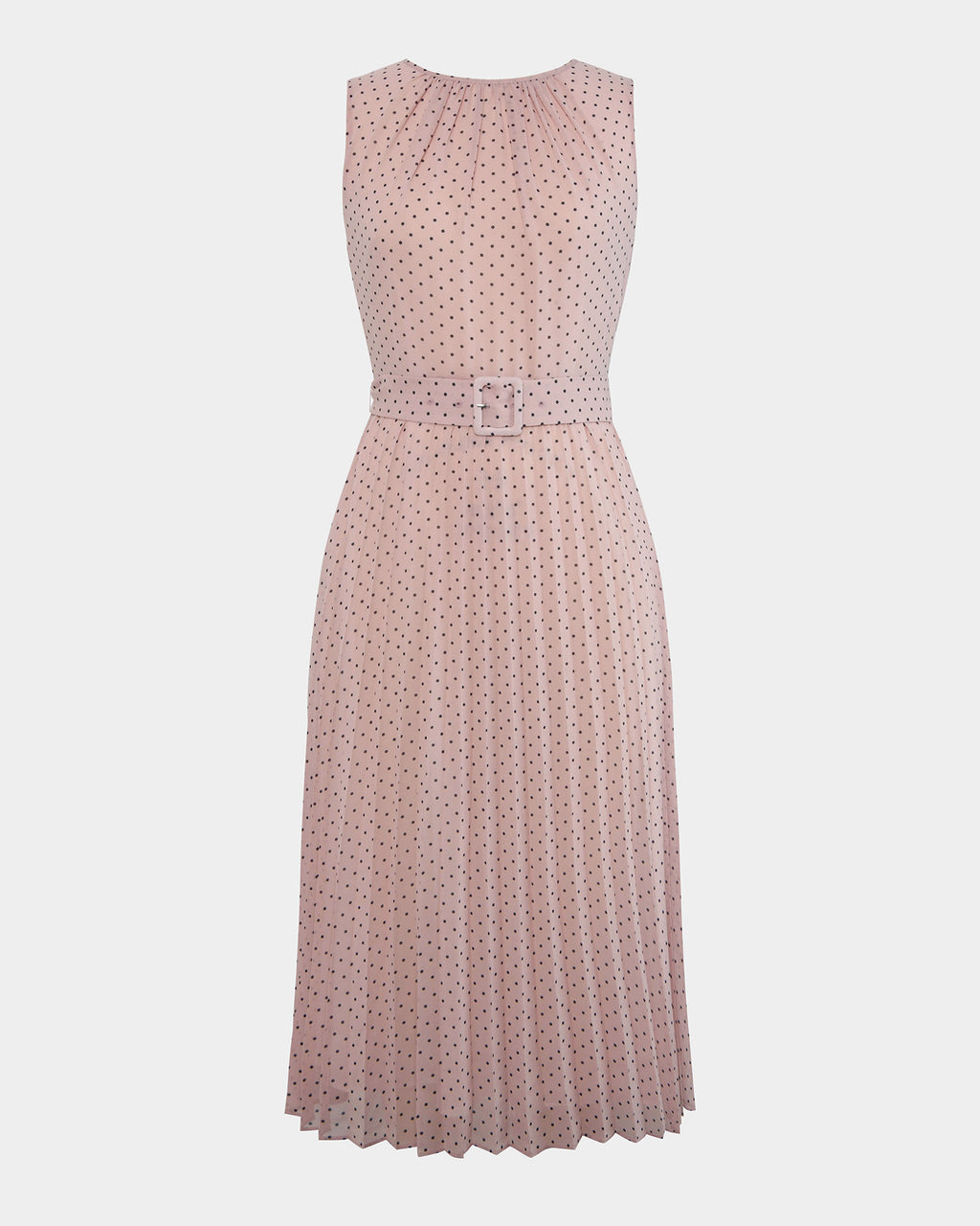 Ruth Belted Polkadot Dress