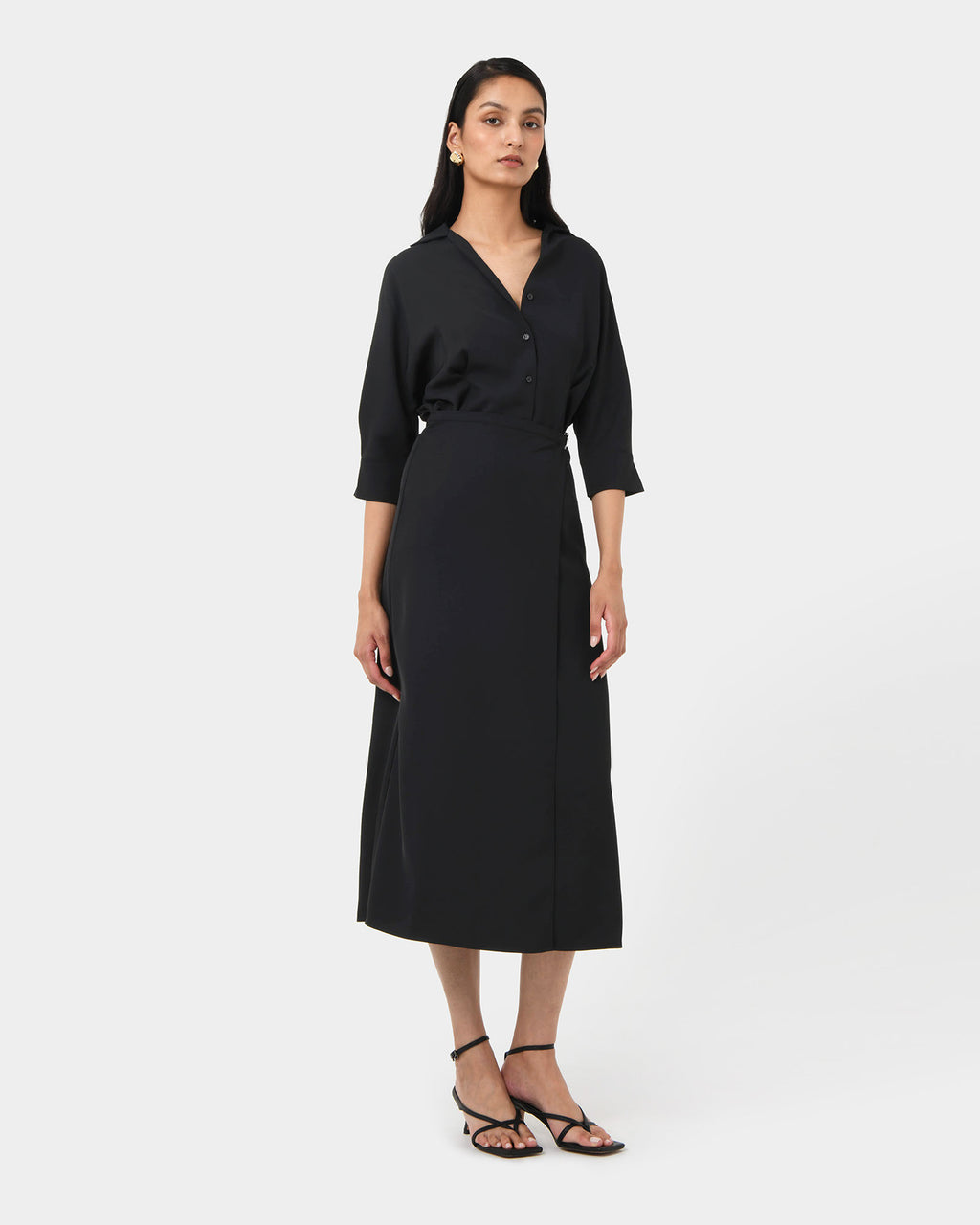 Betty Wrap Tie Dress