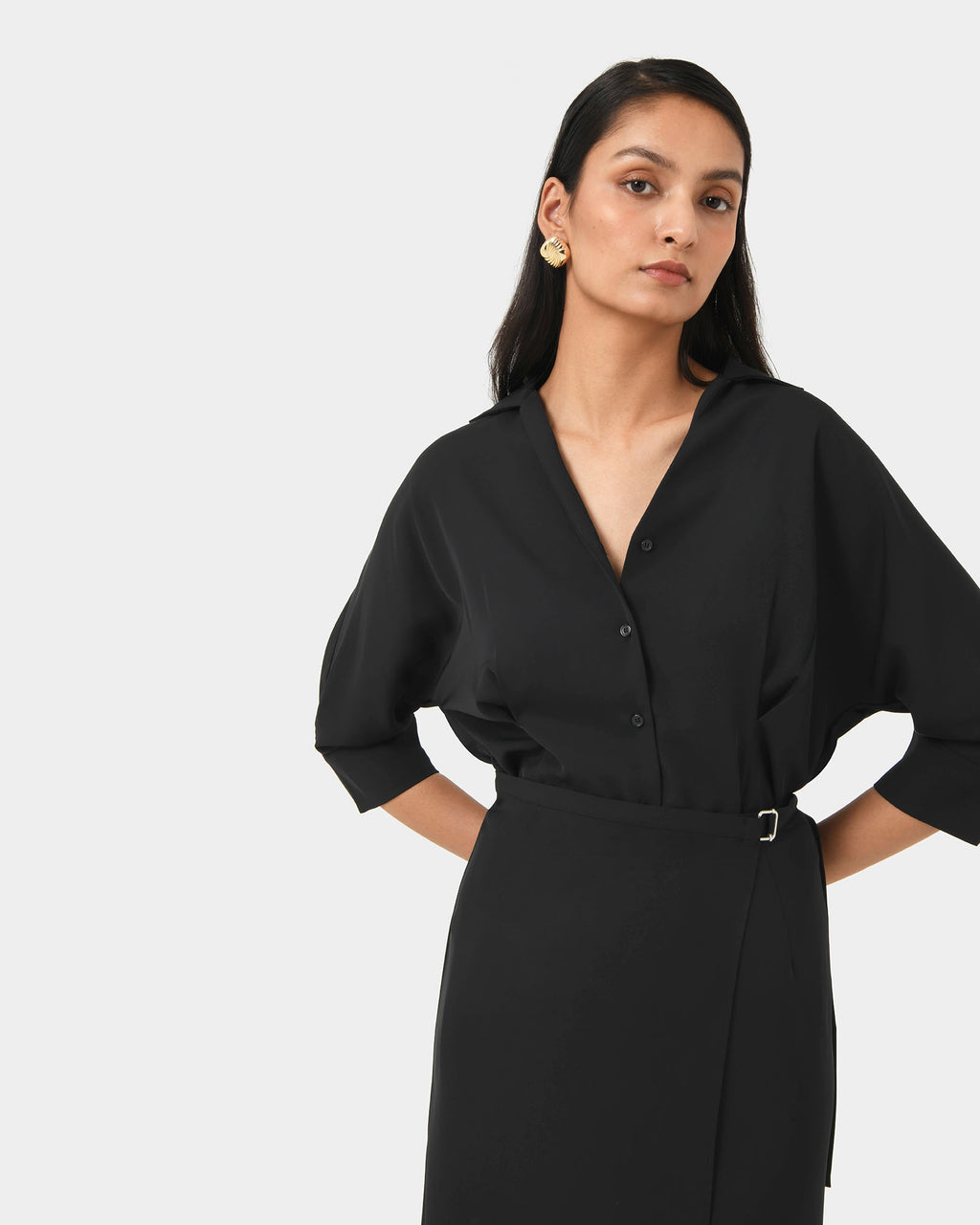 Betty Wrap Tie Dress
