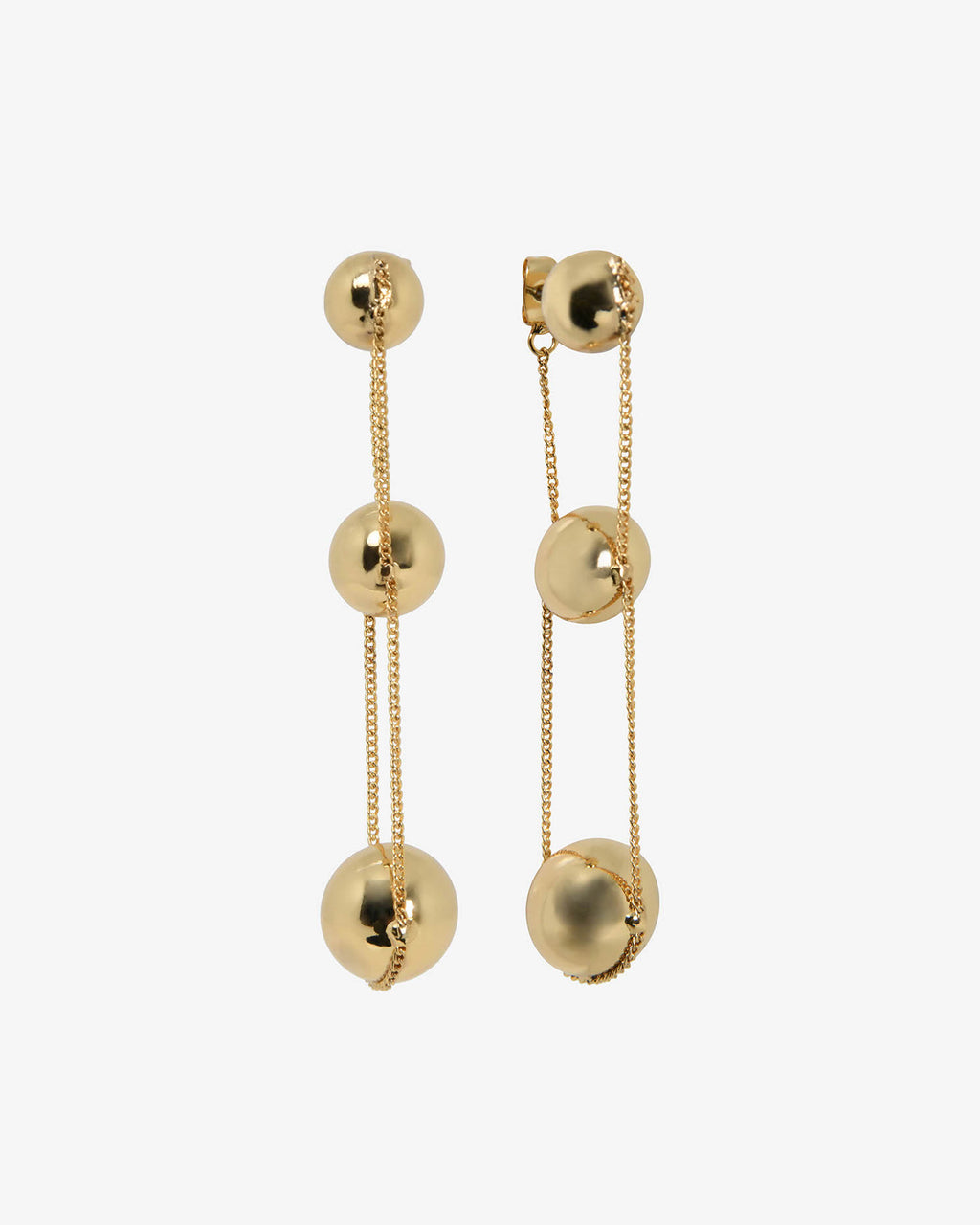 Eva Gold Drop Earrings