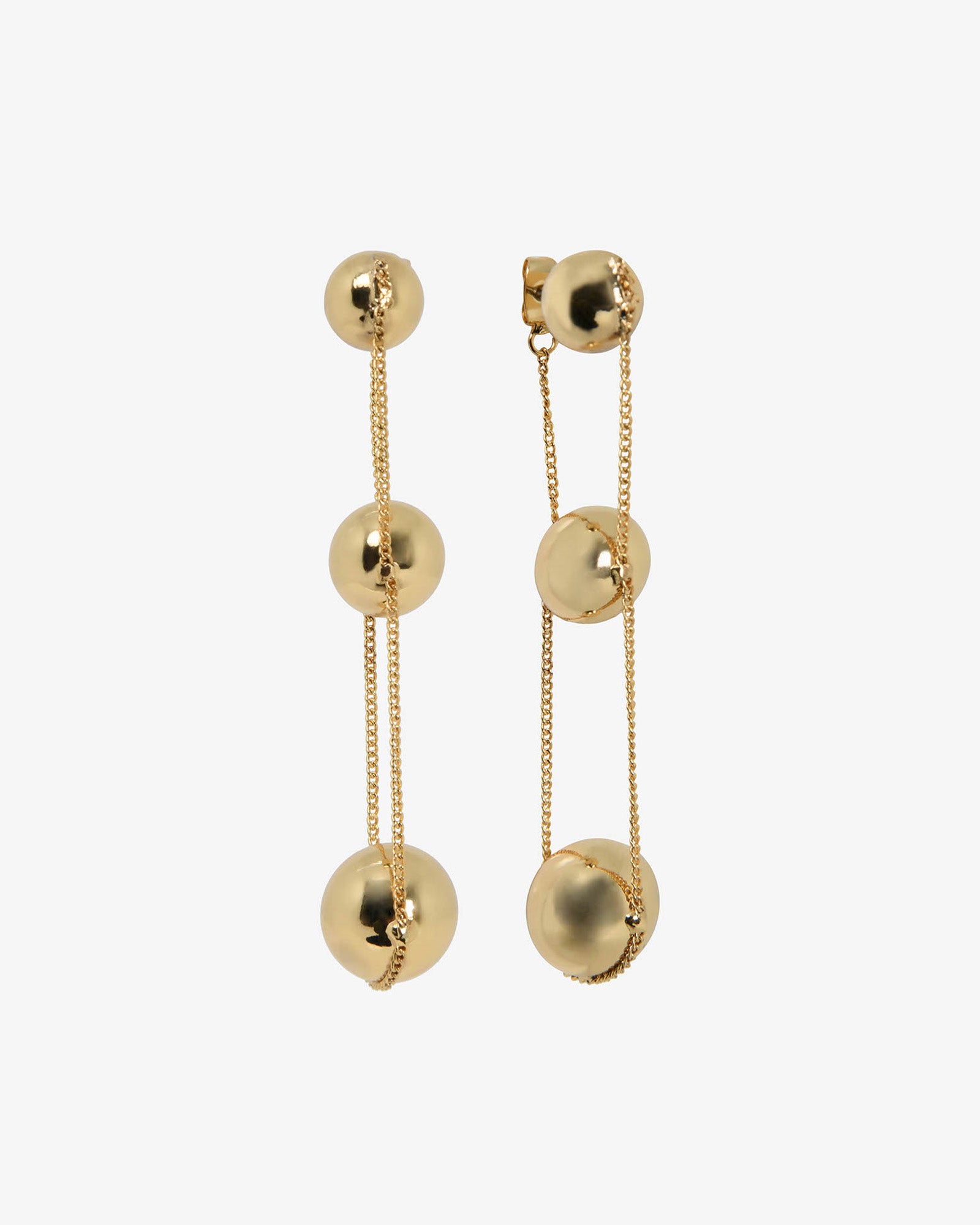 Eva Gold Drop Earrings