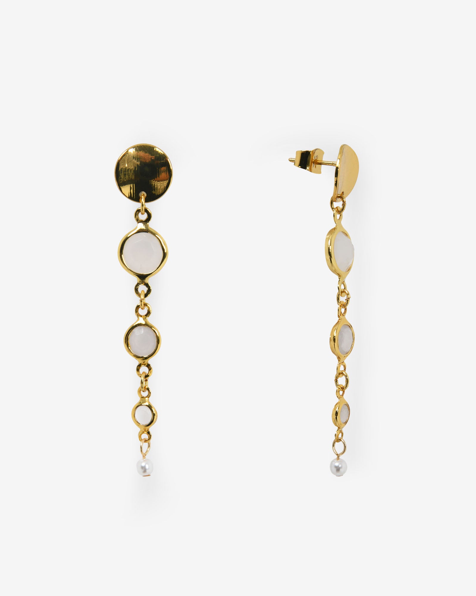 Pearl Mirage Drop Earrings