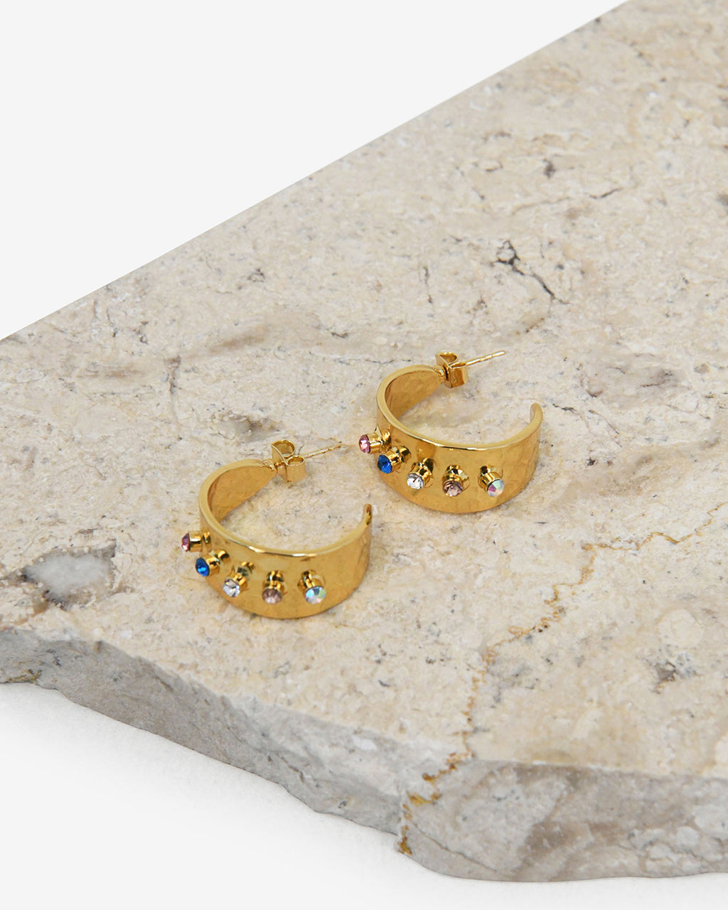 Amaris Gold Hoop Earrings