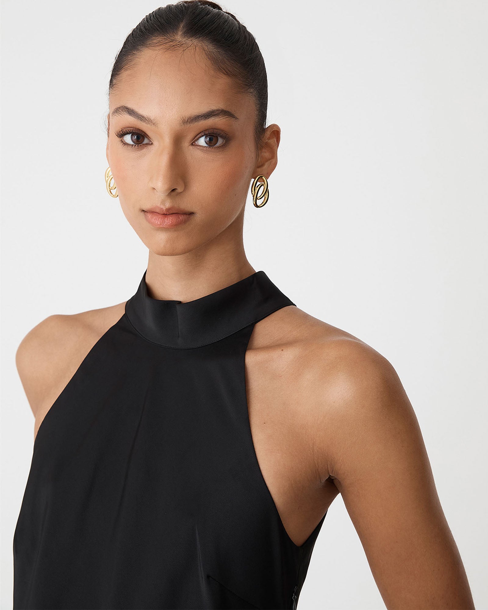 Lupita Gold Loop Earrings