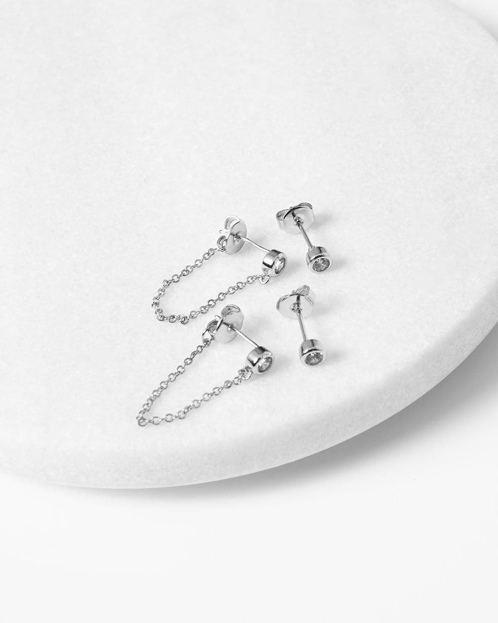 Raine Silver Plated Earring