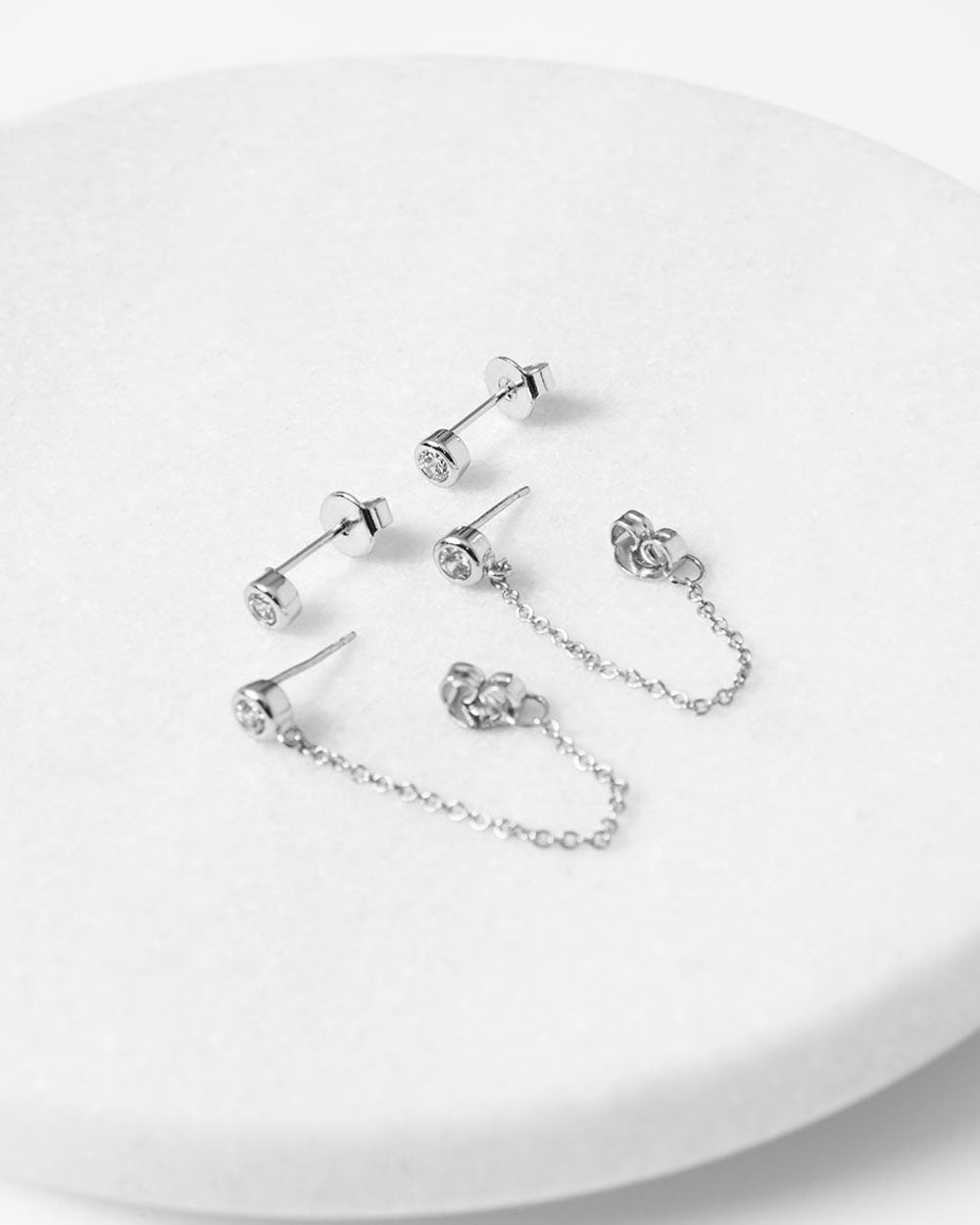 Raine Silver Plated Earring