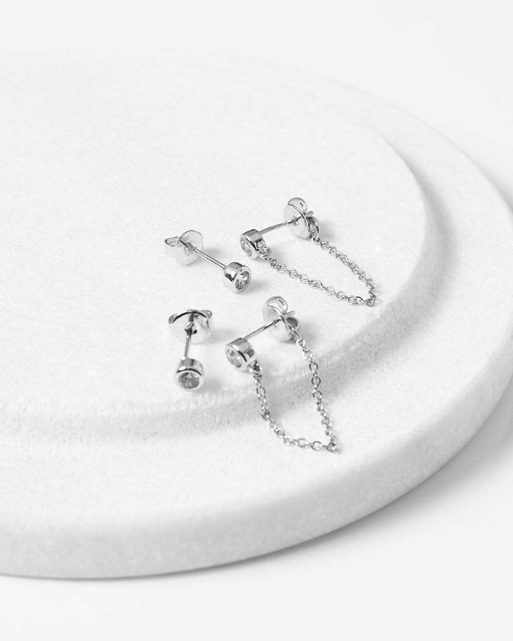 Raine Silver Plated Earring