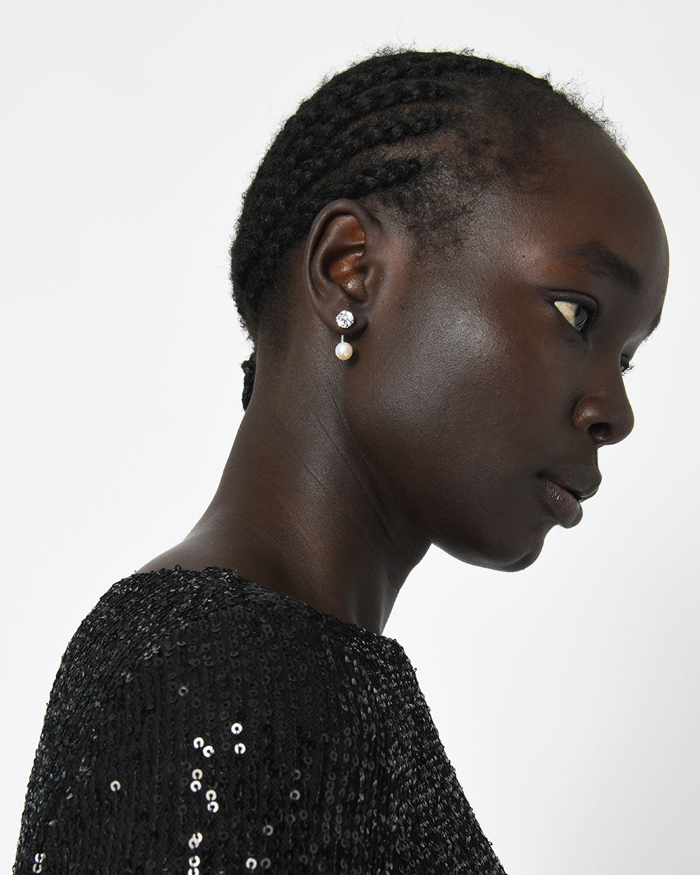Sterling Silver 2 Way Earring