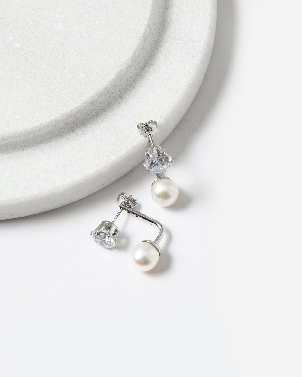 Sterling Silver 2 Way Earring