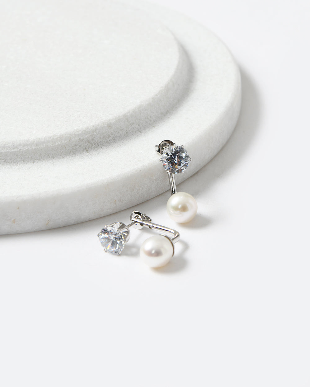 Sterling Silver 2 Way Earring