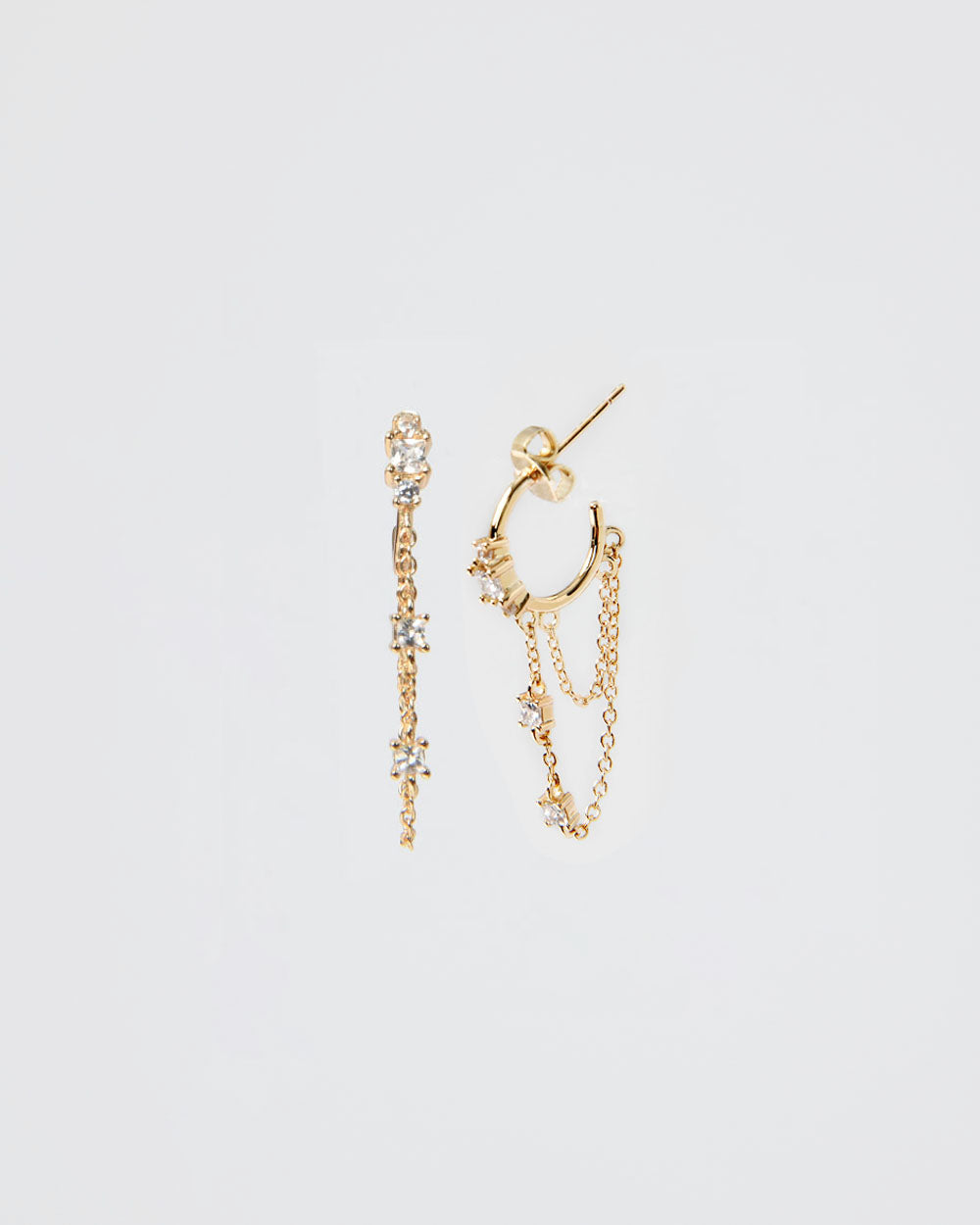 Sade 16k Gold Plated Earrings
