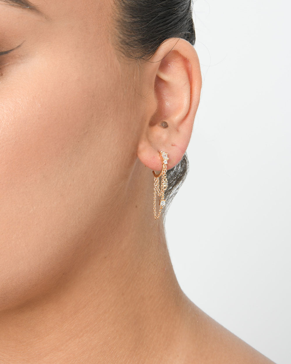 Sade 16k Gold Plated Earrings