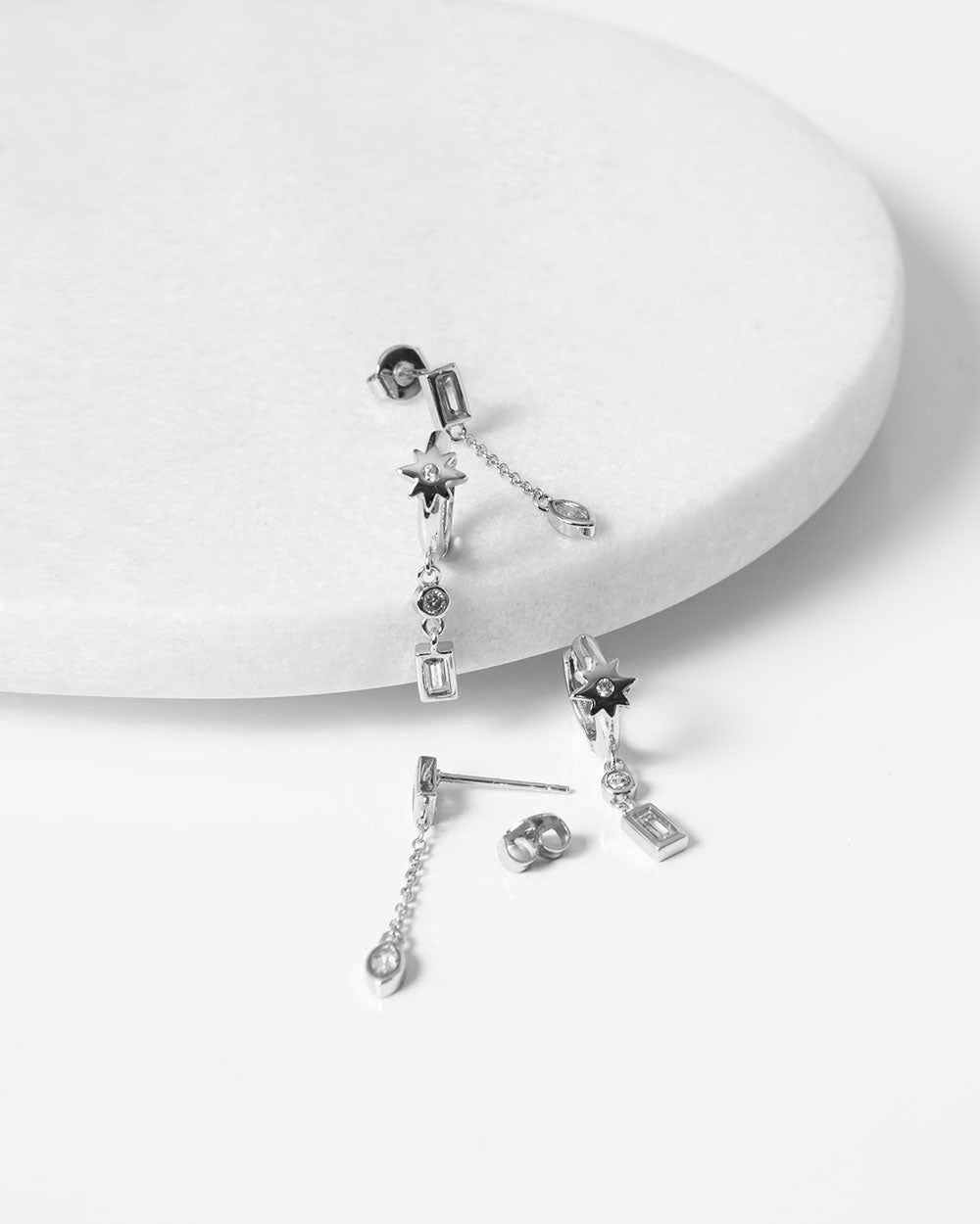Diya Sterling Silver Earring