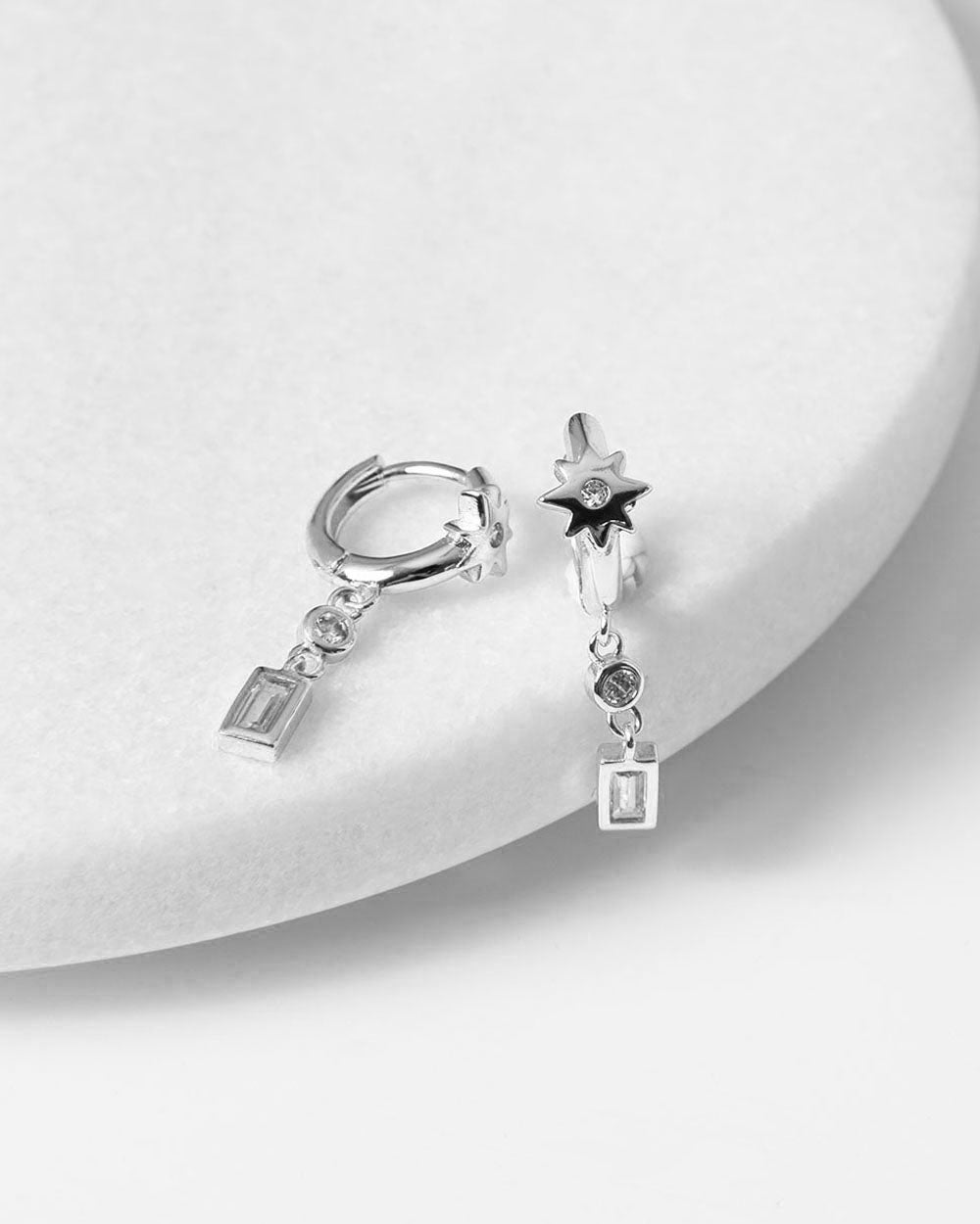 Diya Sterling Silver Earring