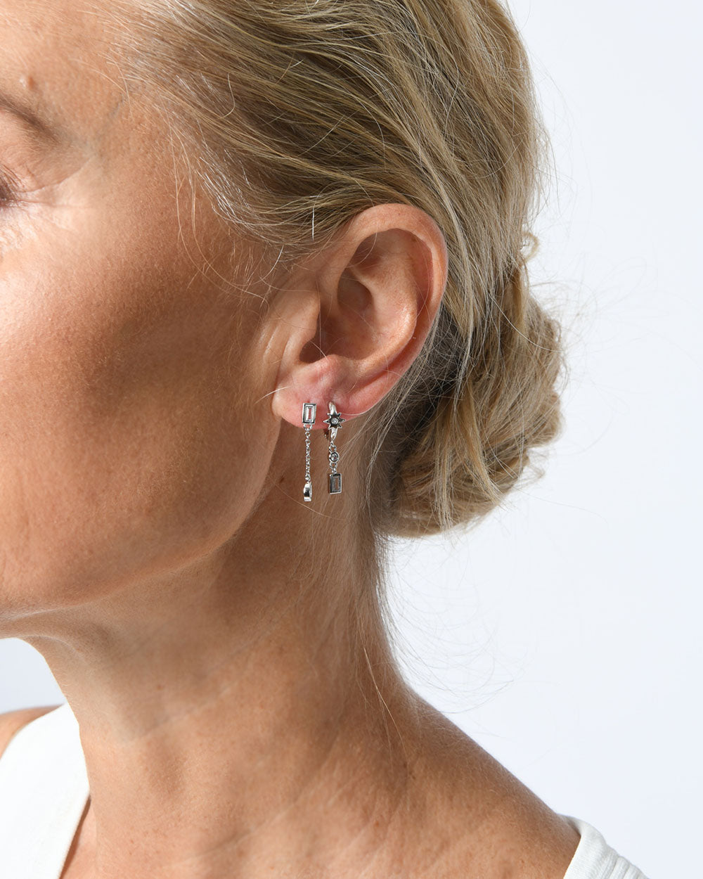 Diya Sterling Silver Earring
