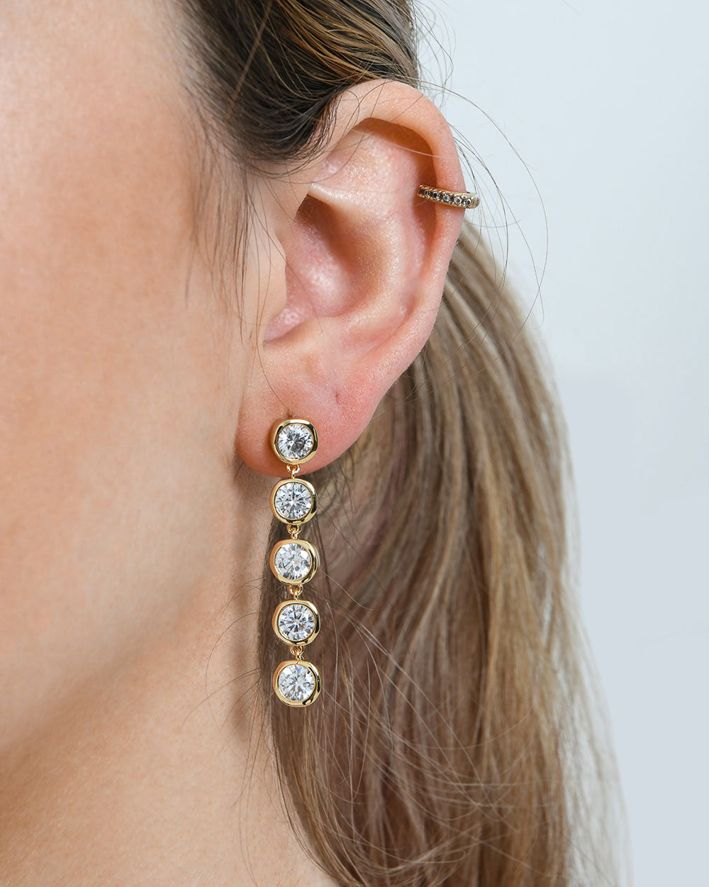 Jemma 16k Gold 2pc Earring Set