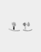 Allie Silver 2 Way Earrings