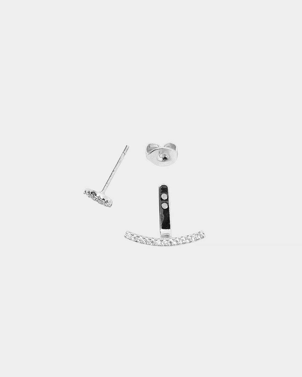 Allie Silver 2 Way Earrings