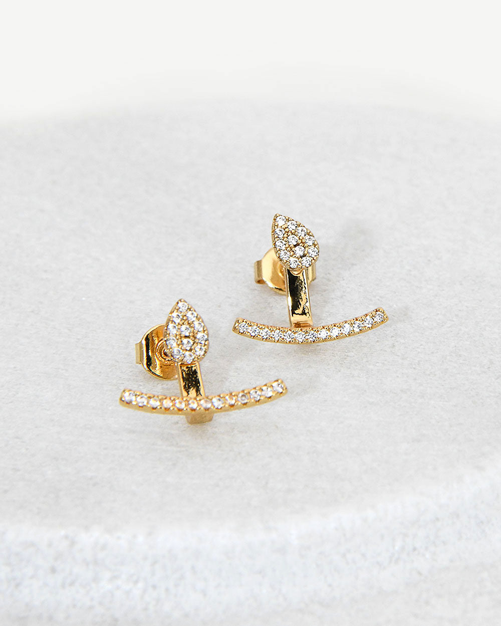 Allie 16k Gold 2 Way Earrings