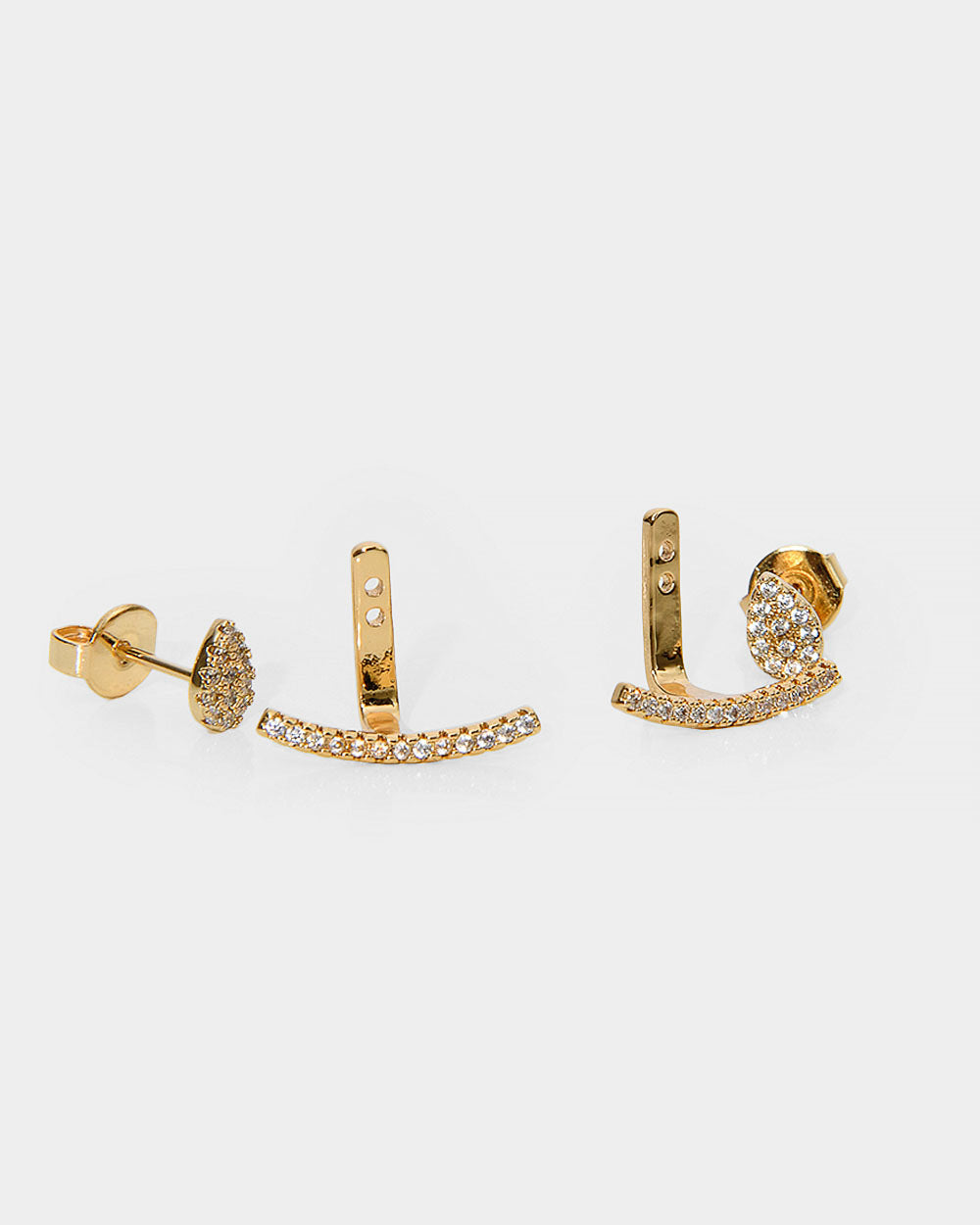 Allie 16k Gold 2 Way Earrings