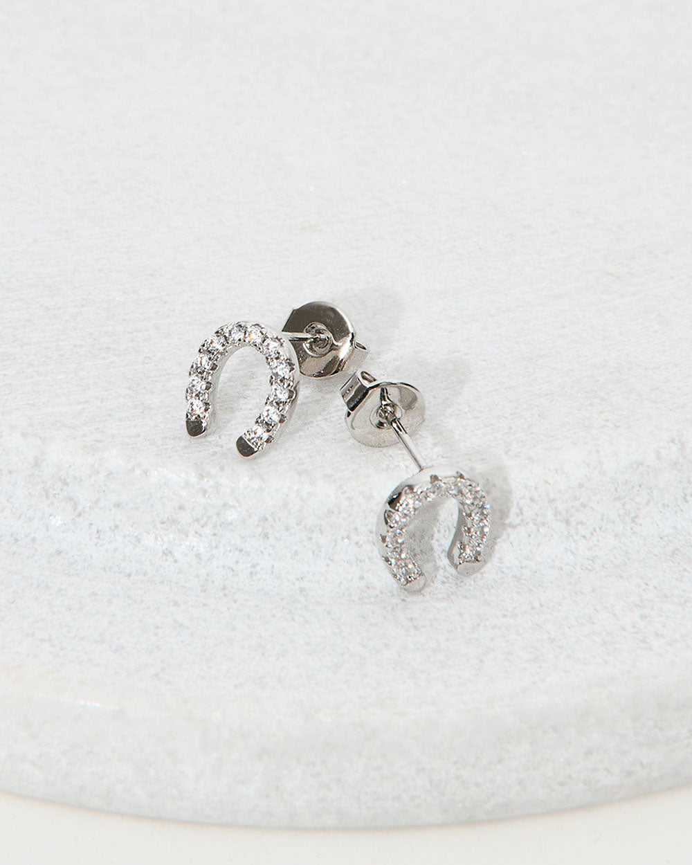 Violet Sterling Silver Earring