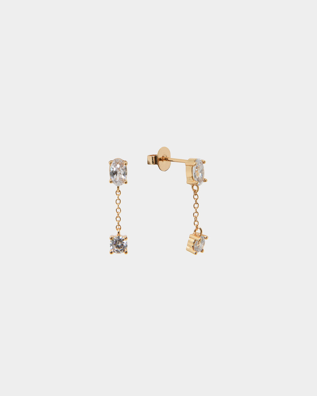 Rose 16k Gold 3pc Earring Set