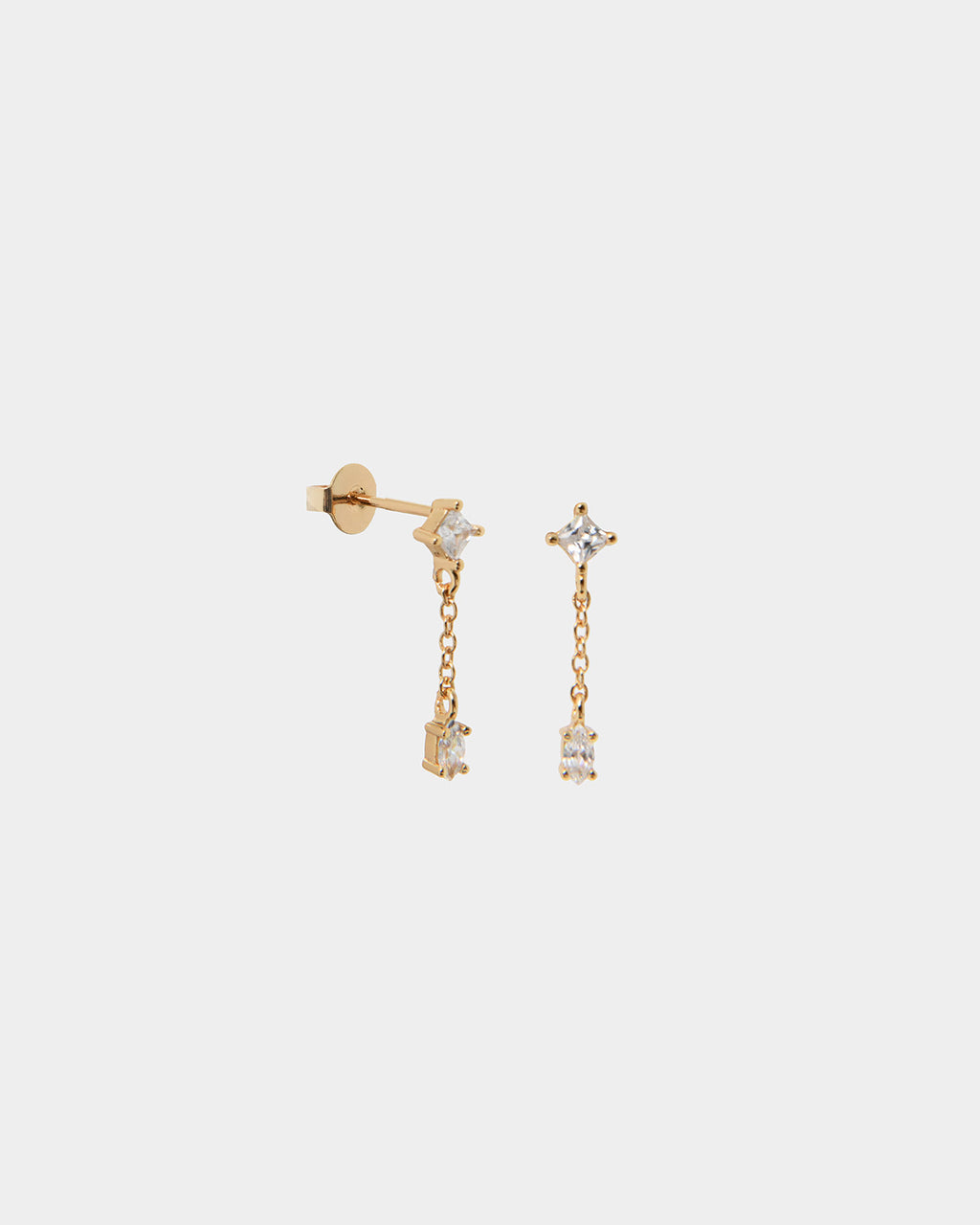 Rose 16k Gold 3pc Earring Set