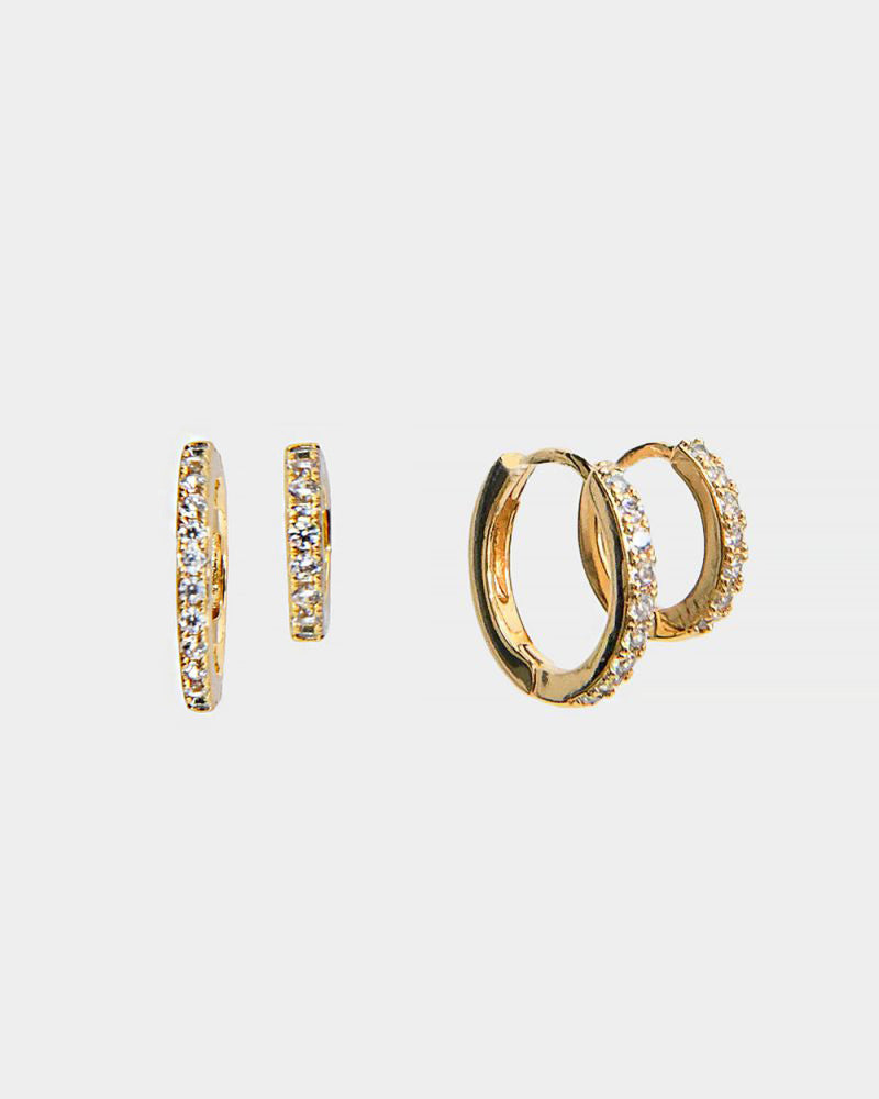 Hope 16k Gold 2pc Earring Set