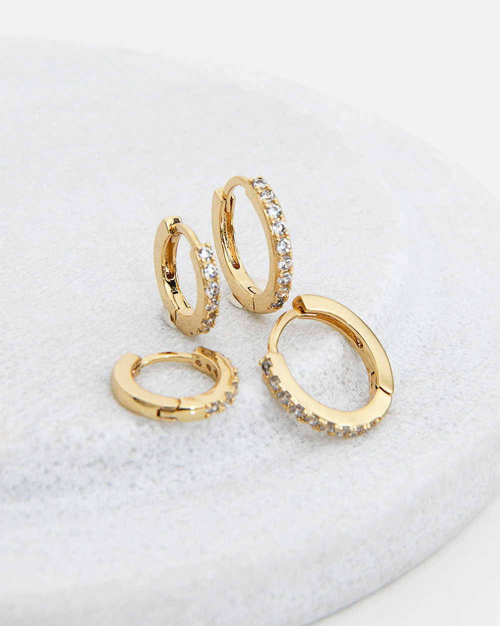 Hope 16k Gold 2pc Earring Set