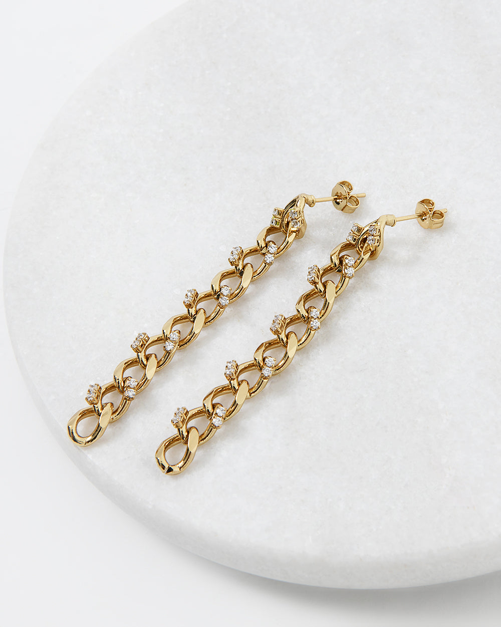 Cambria 16k Gold Earrings