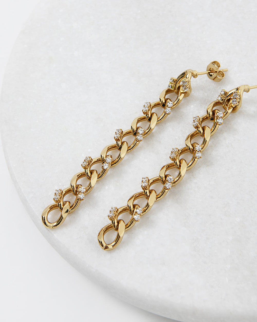 Cambria 16k Gold Earrings