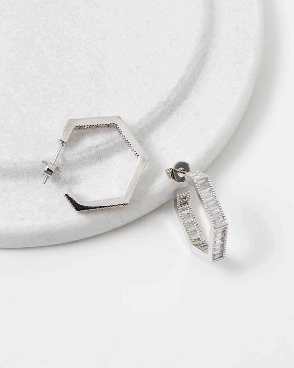 Tiara Sterling Silver Earrings