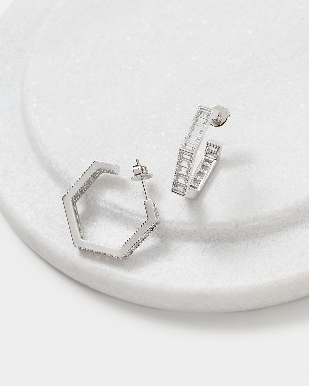 Tiara Sterling Silver Earrings