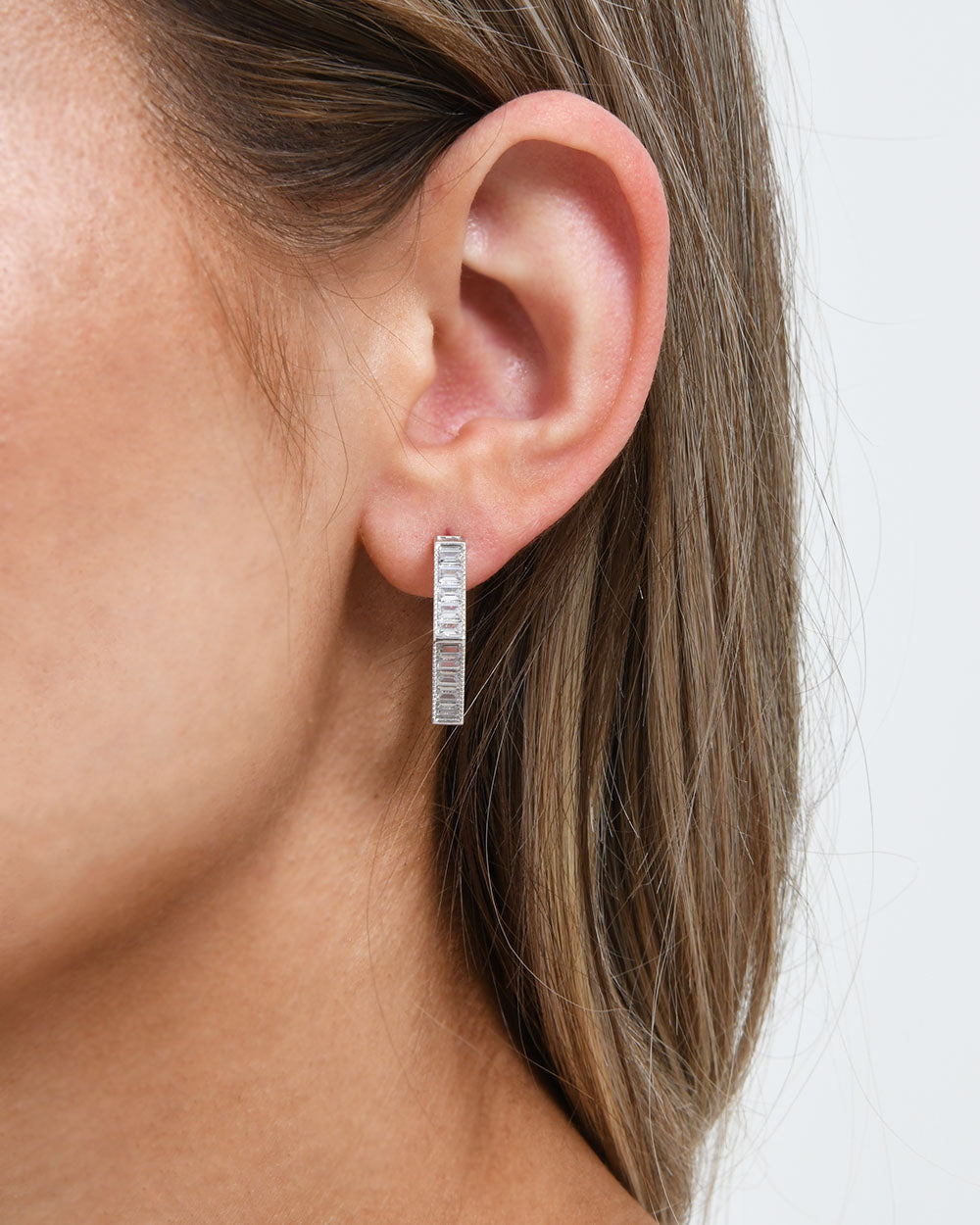 Tiara Sterling Silver Earrings