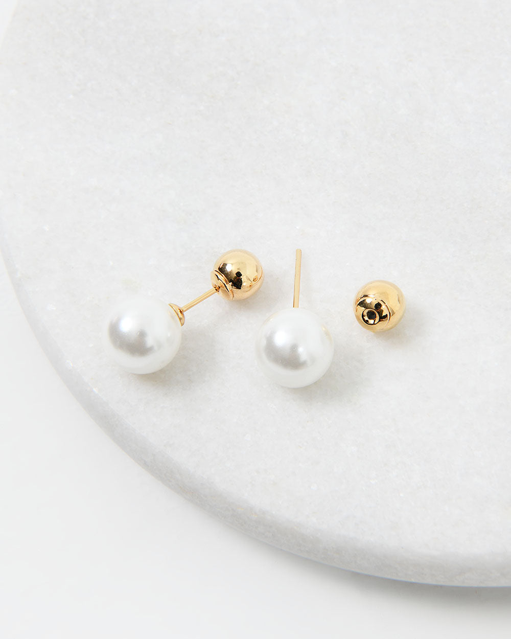 Ambar 16k Gold Rev. Earrings