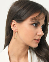 Elina 16k Gold Plated Earrings