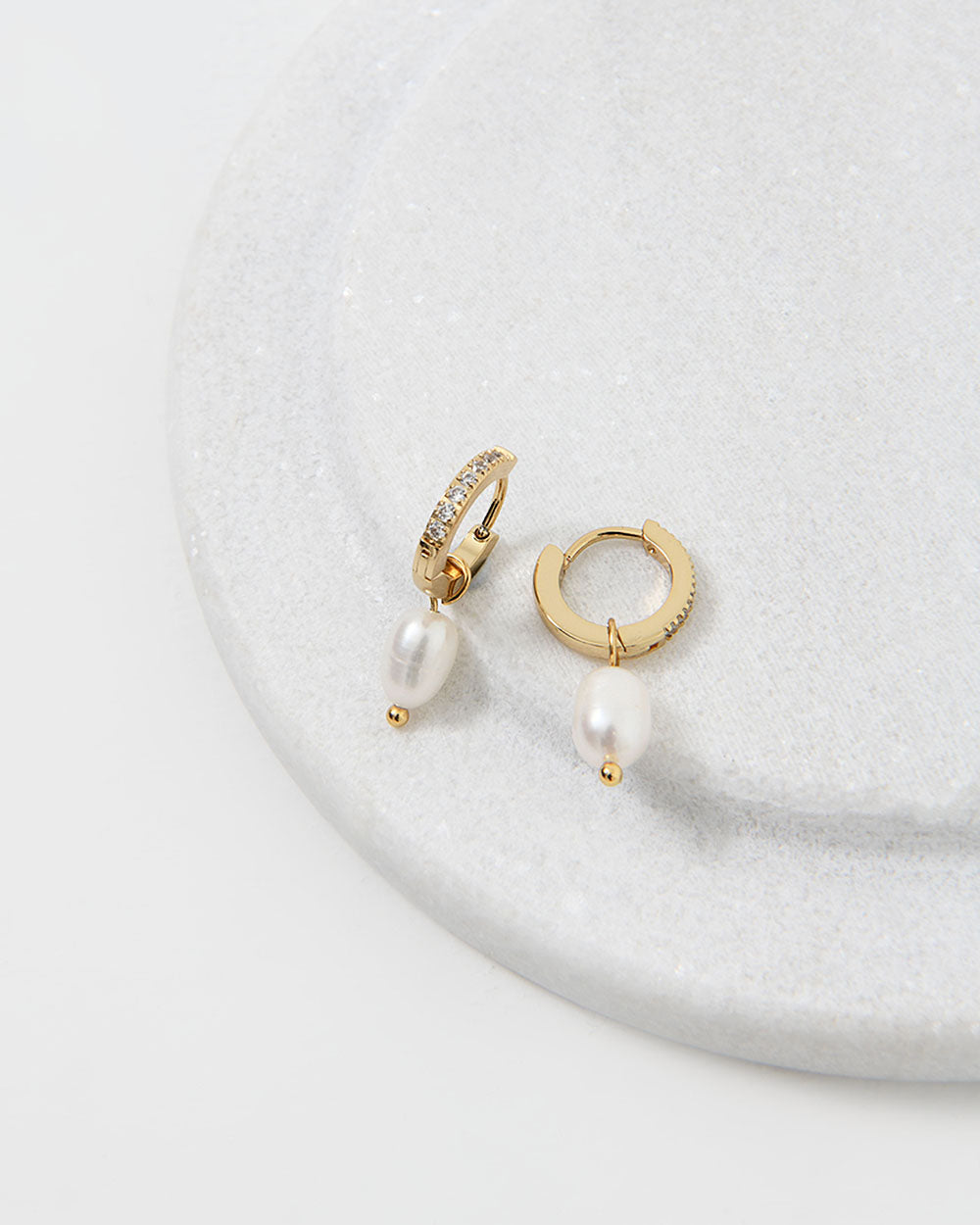 Cienna 16k Gold 2 Way Earrings