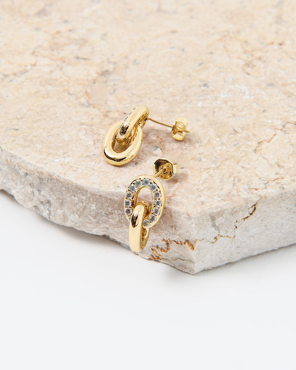 Siana 16k Gold Plated Earrings