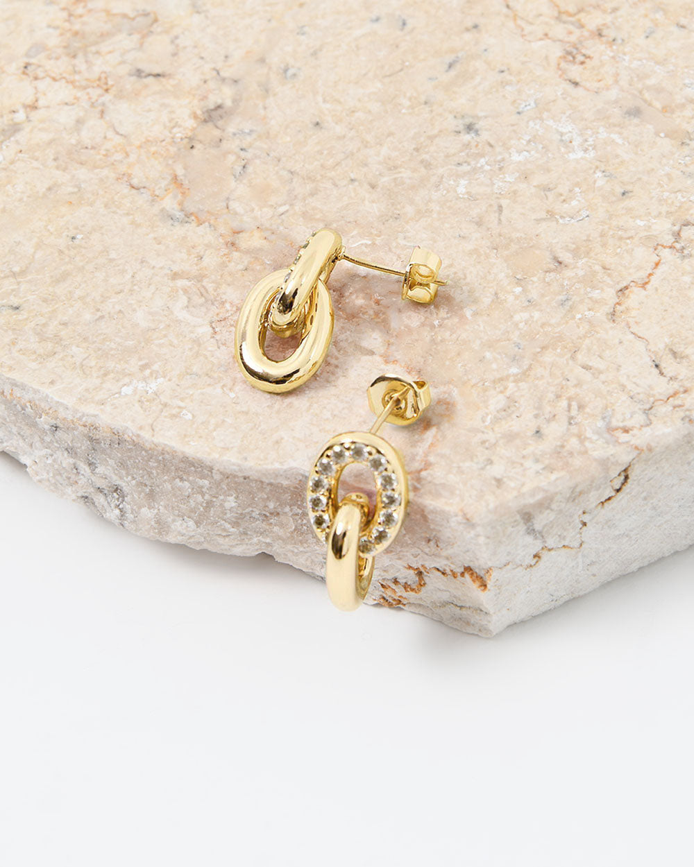 Siana 16k Gold Plated Earrings