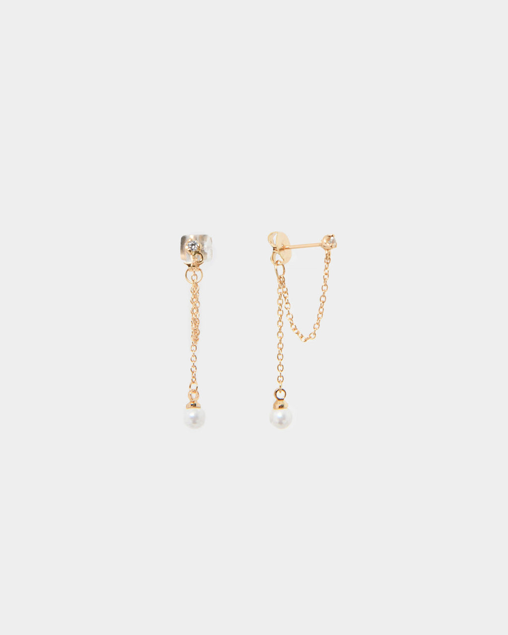 Camila Pearl 16k Pltd Earrings