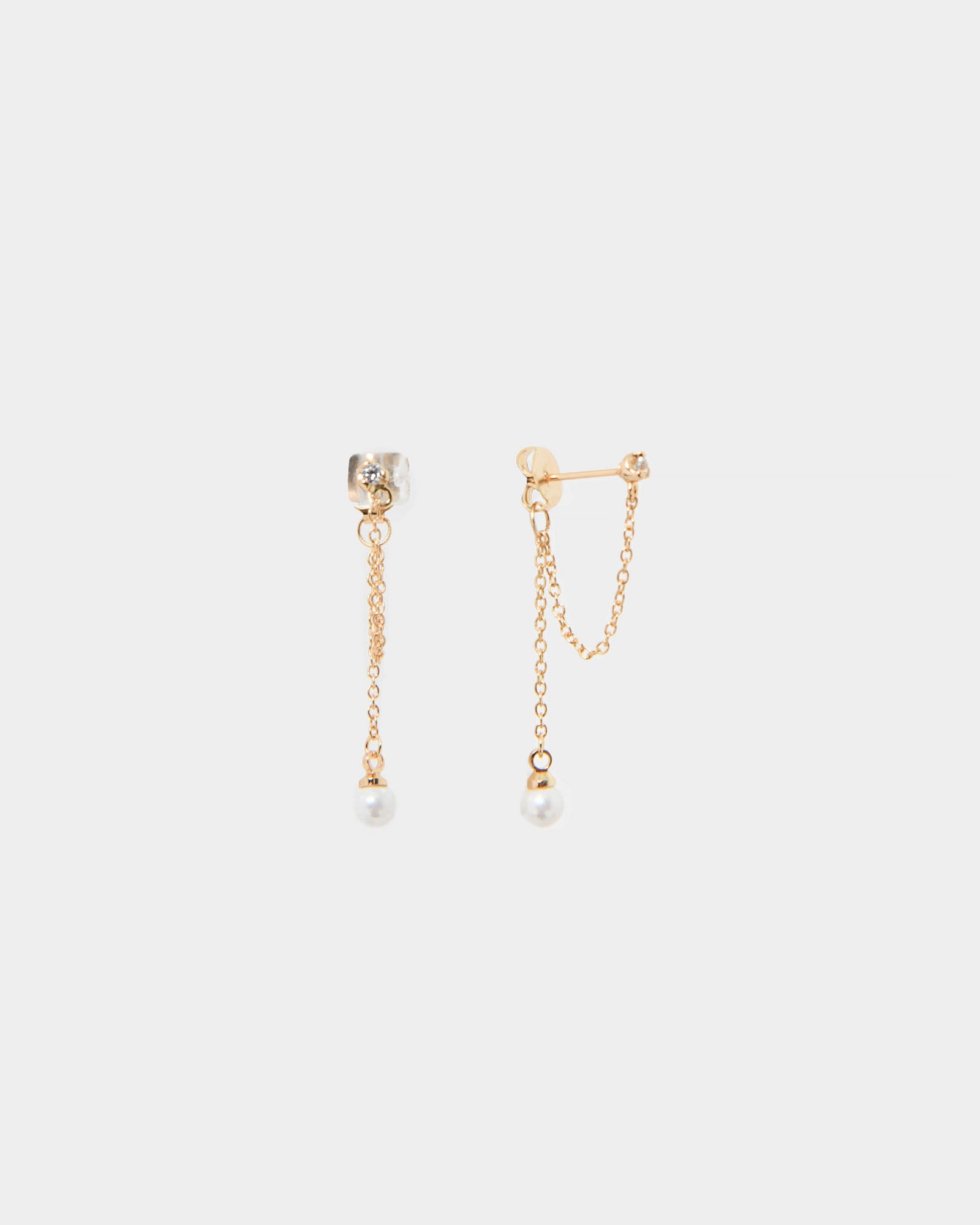 Camila Pearl 16k Pltd Earrings