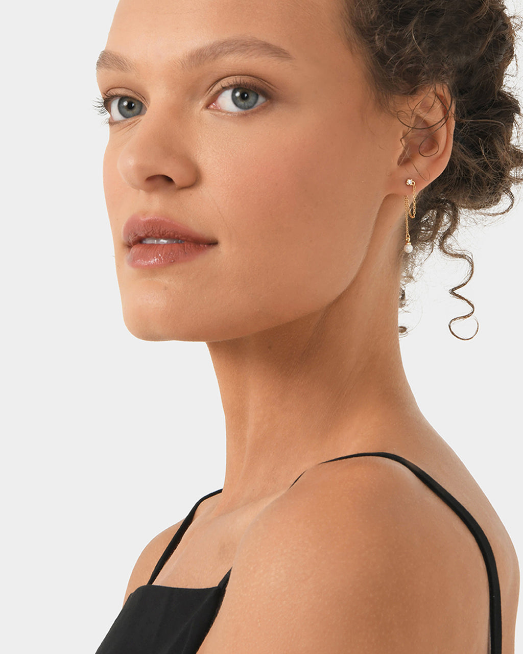 Camila Pearl 16k Pltd Earrings