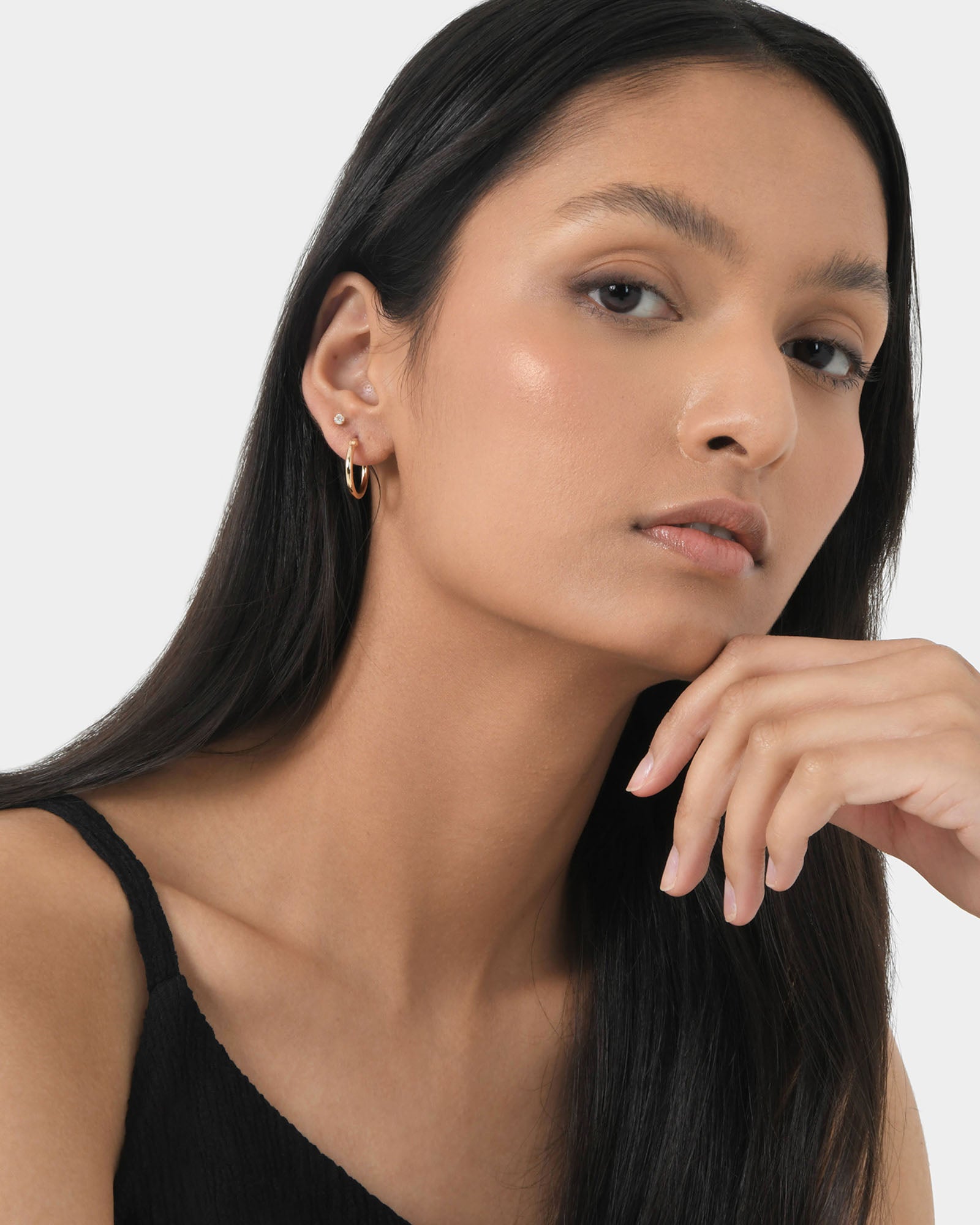 Felicity Gold 2 Way Earrings