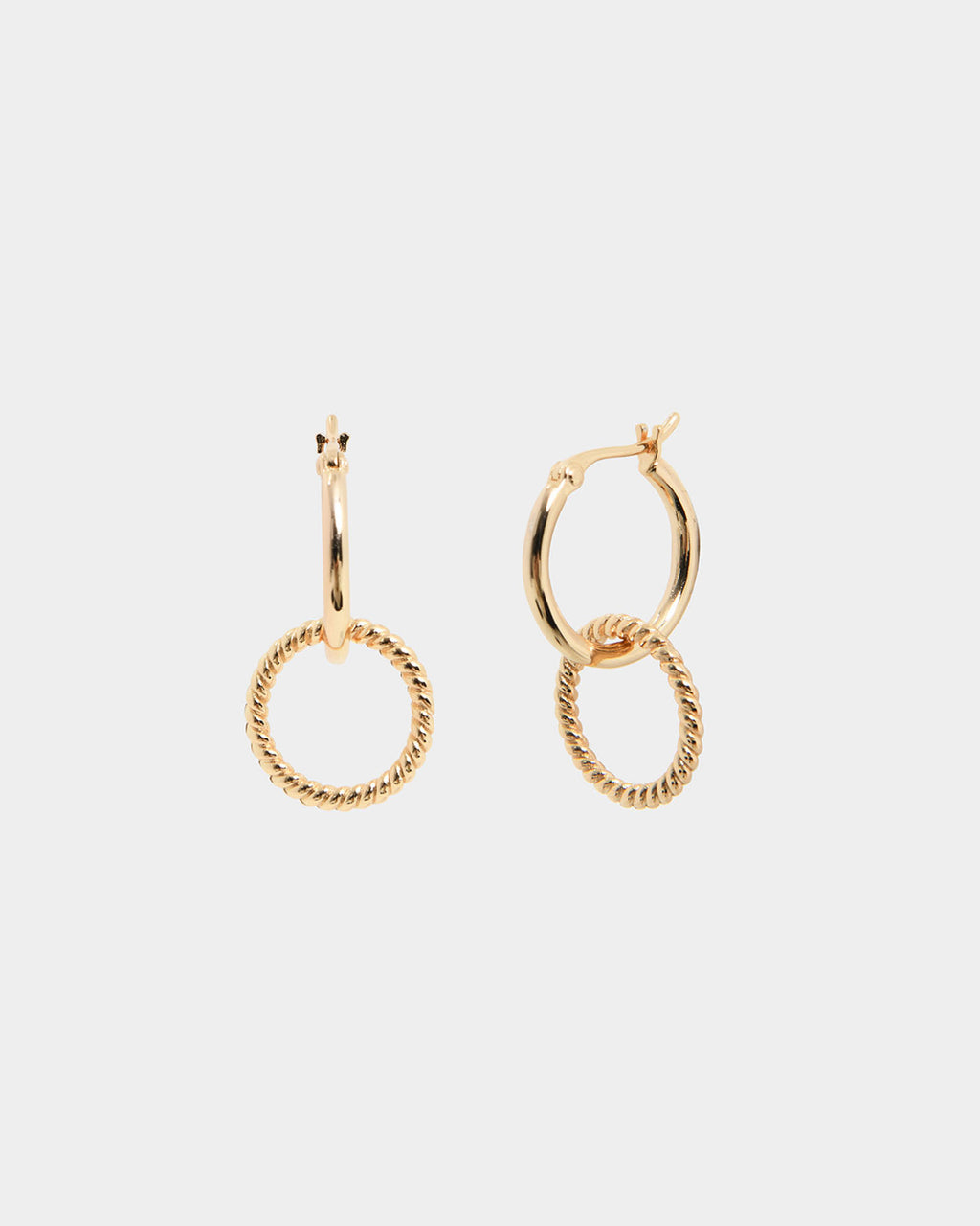 Felicity Gold 2 Way Earrings