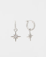 Janna Silver Plat 2Way Earring