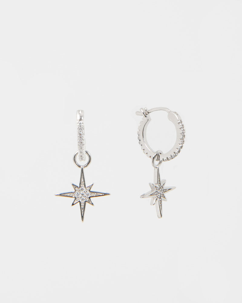 Janna Silver Plat 2Way Earring
