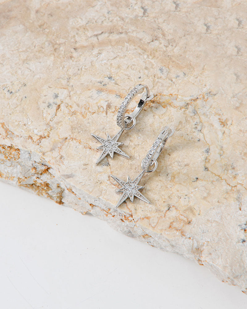 Janna Silver Plat 2Way Earring