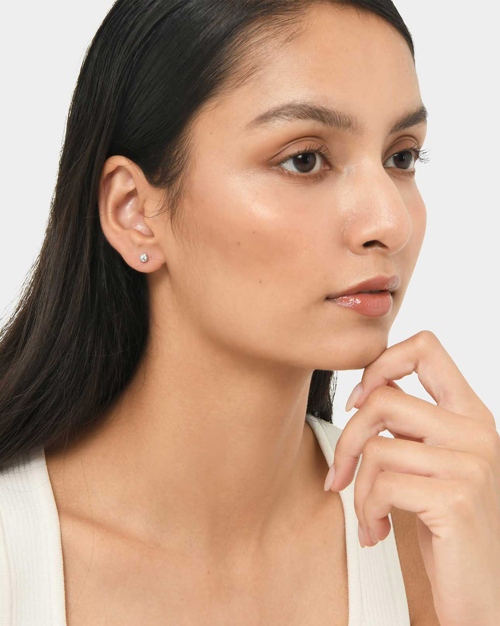 Macy Silver 2 Way Earrings