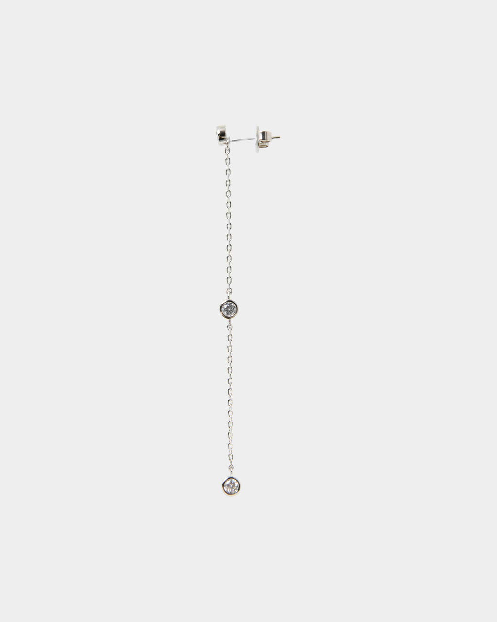 Macy Silver 2 Way Earrings