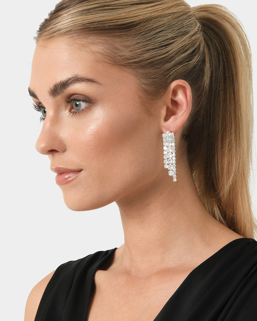 Abby Sterling Sil Plat Earring